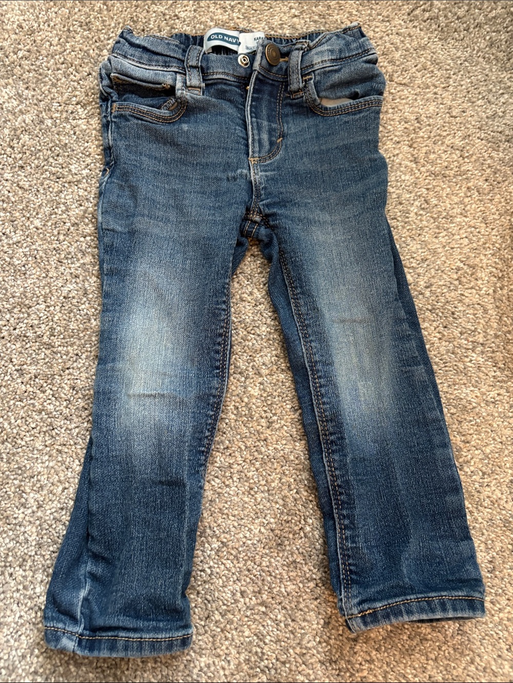 Old Navy Boys Medium Blue Straight Leg Jeans